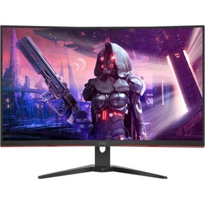 AOC C32G2AE 32" Class Full HD Ecrã curvo Monitor LCD para gaming - 16:9 - 80 cm (31,5") Viewable - Alinhamento vertical (V
