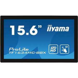iiyama ProLite TF1634MC-B8X 16 Zoll Class Open-Frame LCD-Touchscreen-Monitor - 16:9 Format - 25 ms Reaktionszeit - 39,6 cm