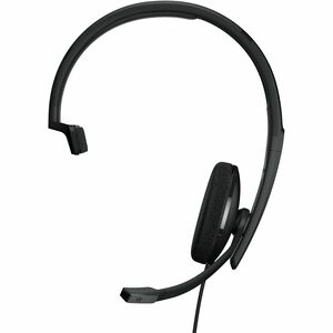 EPOS ADAPT 130 Wired On-ear Mono Headset - Black - Monaural - Ear-cup - 178.5 cm Cable - Noise Cancelling Microphone - USB