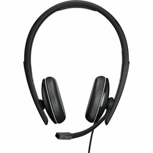 EPOS ADAPT 165 USB-C II Wired On-ear Stereo Headset - Black - Binaural - 20 Hz to 20 kHz - 231.2 cm Cable - Noise Cancelin