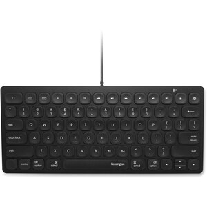 Kensington Keyboard - Cable Connectivity - Lightning Interface - Black - iPad