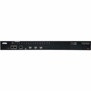 ATEN SN0132CO Device Server - Twisted Pair - 2 x Network (RJ-45) x Yes - 32 x Serial Port - 10/100/1000Base-T - Gigabit Et