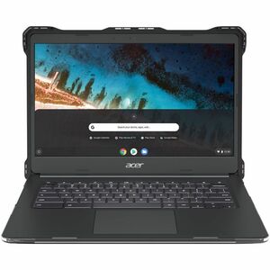 Extreme Shell-L for Acer C871 Chromebook 712 12" (Black/Clear) - For Acer Chromebook - Textured Grip - Clear, Black - Impa