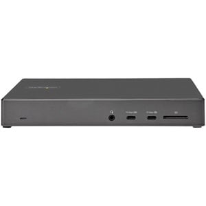 StarTech.com USB C Dock, Triple 4K Monitor USB-C Docking Station with DP 1.4 & DSC, 2x DisplayPort & 1x HDMI, 100W PD, 6x 