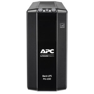 UPS de línea interactiva APC by Schneider Electric Back-UPS Pro BR650MI - 650VA/390W - Torre - AVR - 12Hora(s) Recharge - 