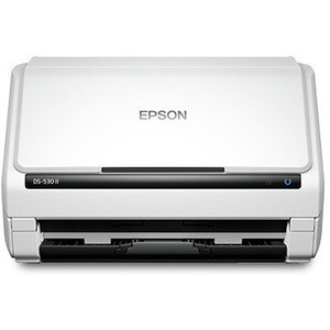 Escáner ADF Epson DS-530 II - Gran formato - 600 ppp Óptico - 30 bits Color - 24-bit Escala de grises - 35 ppm (Mono) - 35