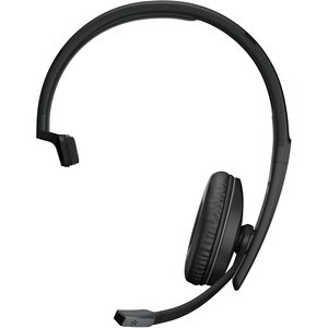 EPOS ADAPT Kabellos Auf den Ohren Mono Headset - Schwarz - Monaural - 2011,7 cm Reichweite - Bluetooth - Geräuschunterdrüc
