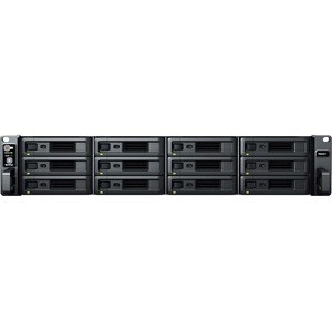 Synology RackStation RS2421RP+ 12 x Total Bays SAN/NAS Storage System - AMD Ryzen V1500B Quad-core (4 Core) 2.20 GHz - 4 G