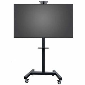 Carro armato per monitor ITB - 80 kg Capacità - 4 Casters - Metallo - Nero - 190,5 cm (75") a 228,6 cm (90") Screen Suppor