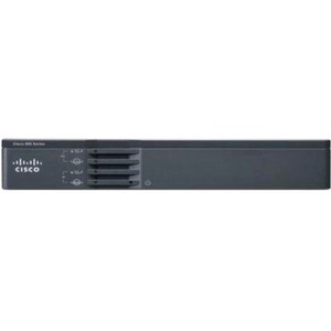 Cisco 860VAE 866VAE Router - Recondicionado - 6 Portas - Porta de gestão - Gigabit Ethernet - ADSL - 1U - Montável sobre r