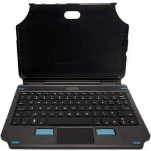 Gamber-Johnson Rugged Keyboard - Docking Connectivity - Pogo Pin Interface - TouchPad - English (US) - Industrial Silicon 