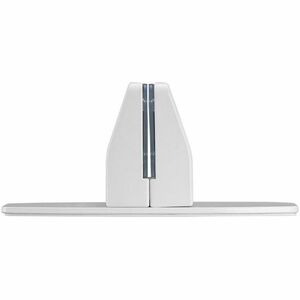 Neomounts Desk Mount for Protection Screen - White - Height Adjustable - 1 Display(s) Supported - 8 kg Load Capacity - Alu