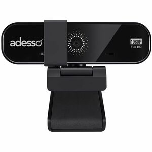 Adesso CyberTrack CyberTrack H8 Webcam - 2.1 Megapixel - 30 fps - Black - USB 2.0 - Full HD - 1920 x 1080 Video - CMOS Sen