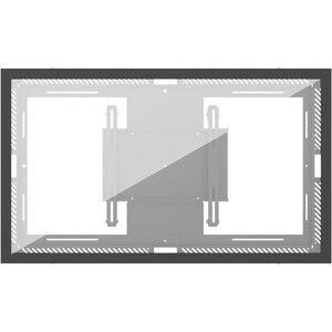 SMS Wall Mount for LCD Display - Black - 1 Display(s) Supported - 165.1 cm (65") Screen Support - 600 x 600, 100 x 600, 30