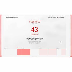 Crestron TSS-1070-W-S-LB KIT Room Scheduling Touch Screen - Plastic, Glass