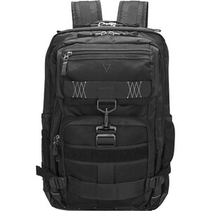 V7 Elite Black Ops CBX16-OPS-BLK Carrying Case (Backpack) for 16" to 16.1" Notebook - Black - Water Resistant Bottom - 600