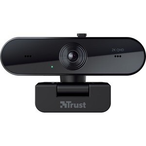 Trust TW-250 Webcam - 30 fps - Black - USB 2.0 - 2560 x 1440 Video - Auto-focus - Microphone - Notebook, Computer, Monitor