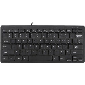 Adesso SlimTouch AKB-111UB Keyboard - Cable Connectivity - USB Interface - English (US) - Black - Membrane Keyswitch - Des