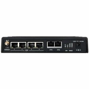 Digi Connect EZ 4 - Serial Server, 4-port, with WI-Fi and Accessories - 256 MB - Twisted Pair - 2 x Network (RJ-45) - 4 x 