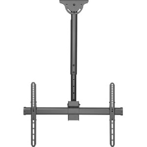 Digitus Mounting Bracket for TV - Black - Height Adjustable - 94 cm to 177.8 cm (70") Screen Support - 50 kg Load Capacity