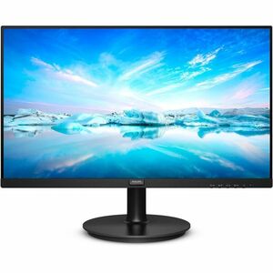 Philips V-line 221V8L 22" Class Full HD LED Monitor - 16:9 - Textured Black - 54.6 cm (21.5") Viewable - Vertical Alignmen