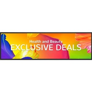 AllSee WS37HD8 37" LCD Digital Signage Display - Cortex A17 1.60 GHz - 2 GB DDR3 SDRAM - 1920 x 540 - LED - 1000 cd/m² - U