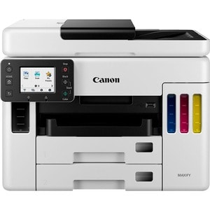 Impresora de inyección de tinta multifunción Canon MAXIFY GX7010 Inalámbrico - Color - Blanco - Copiadora/Fax/Impresora/Es