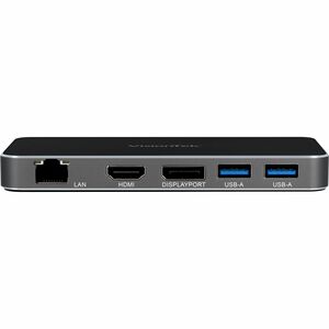 VisionTek VT400 - Dual Display USB-C Docking Station with Power Passthrough - for Notebook - 100 W - USB Type C - 2 Displa