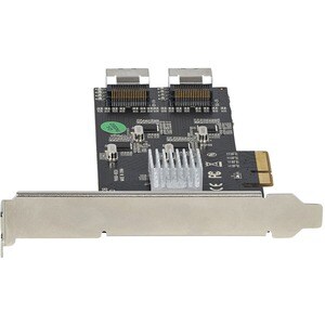 StarTech.com 8 Port SATA PCIe Card, PCI Express 6Gbps SATA Expansion Card with 4 Controllers, PCI-e x4 Gen 2 to SATA III A