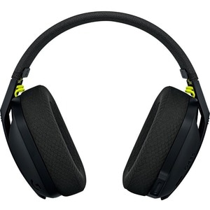 Logitech G G435 Wireless Over-the-head Stereo Gaming Headset - Neon Yellow, Black - Binaural - Circumaural - 1000 cm - Blu