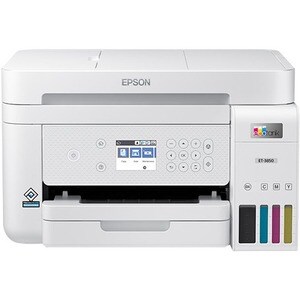 Epson EcoTank ET-3850 Inkjet Multifunction Printer-Color-Copier/Scanner-4800x1200 dpi Print-Automatic Duplex Print-5000 Pa