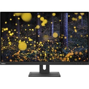 Lenovo ThinkVision E27q-20 27" Class WQHD LCD Monitor - 16:9 - Raven Black - 27" Viewable - In-plane Switching (IPS) Techn