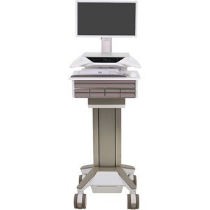 Ergotron CareFit Medizinische Warenkorb - TAA-konform - 5 Schubfach - Drücken/Ziehen Griff - 17,01 kg Kapazität - 4 Rollen