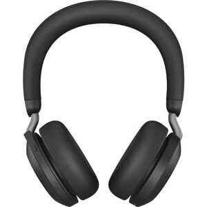 Jabra Evolve2 75 Wireless On-ear Stereo Headset - Black - Binaural - Ear-cup - 3000 cm - Bluetooth - 20 Hz to 20 kHz - MEM