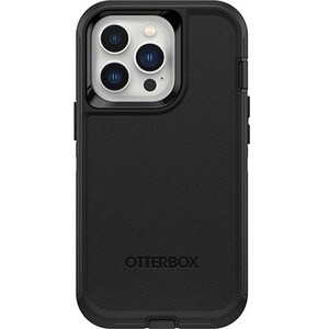 OtterBox Defender Rugged Carrying Case (Holster) Apple iPhone 13 Pro Smartphone - Black - Drop Resistant, Dirt Resistant, 
