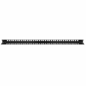 Intellinet Mounting Rail - Grey - 19" Wall Mount Rails, 12U, Black, 2-pack
