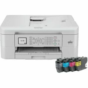 Brother MFC-J1010DW Wired & Wireless Inkjet Multifunction Printer - Colour - White - Copier/Fax/Printer/Scanner - 17 ppm M