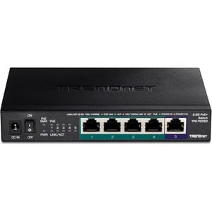 TRENDnet TPE-TG350 5 Ports Ethernet Switch - 2.5 Gigabit Ethernet - 2.5GBase-T - TAA Compliant - 2 Layer Supported - 7.83 