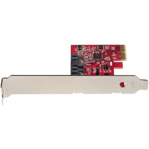 StarTech.com SATA PCIe Card, 2 Port PCIe SATA Expansion Card, 6Gbps SATA, PCI Express to SATA Adapter, SATA RAID, PCIe to 
