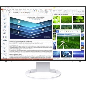 EIZO FlexScan EV2485-WT. Anzeigegrösse (Diagonal): 61,2 cm (24.1"), Auflösung: 1920 x 1200 Pixel, HD type: WUXGA, Display 