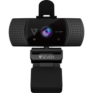 V7 WCF1080P Webcam - 2 Megapixel - 30 fps - USB Type A - 1920 x 1080 Video - Fixed Focus - 110° Angle - Microphone - Noteb