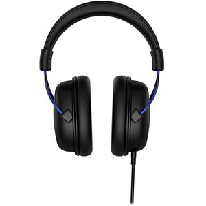 HyperX Cloud - Gaming Headset - PS5-PS4 (Black-Blue) - Mini-phone (3.5mm) - Wired - Over-the-head - Binaural - Ear-cup - N