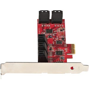 StarTech.com SATA Controller - Serial ATA/600 - PCI Express 2.0 x2 - Plug-in Card - 10 Total SATA Port(s) - 10 SATA Port(s