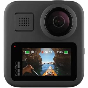 GoPro MAX 数码摄像机触控屏 - 16:9 - 18 百万象素 图片 - USB - microSD - GPS - 无线局域网