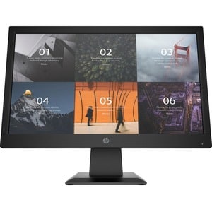 HP P19v G4 19" 等级 HD LCD 显示器 - 16:9 - 47 cm (18.5") Viewable - 扭曲向列型（TN） - Edge LED 背光 - 1366 x 768 - 16.7百万 颜色 - 200 cd/m