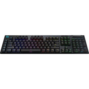 Logitech G G913 坚固耐用 游戏键盘 - 无线 连接 - USB 接口 - RGB LED - 英文 - 黑 - 机械 按键开关 - 蓝牙 - 播放/暂停, 音量控制, 静音, G 键, 媒体中心, 音量控制 热键 - 铬操作系统