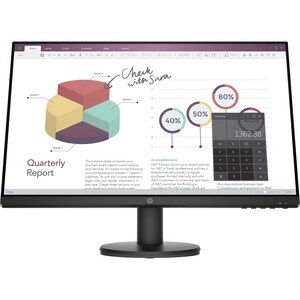 HP P24v G4 24" 等级 Full HD LCD 显示器 - 16:9 - 黑 - 60.5 cm (23.8") Viewable - 面内交换(IPS)技术 - LED 背光 - 1920 x 1080 - 250 cd/m² -