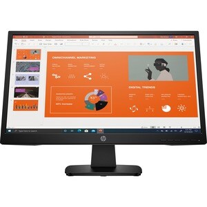 HP P22va G4 22" 等级 Full HD LCD 显示器 - 16:9 - 黑 - 54.6 cm (21.5") Viewable - 垂直对齐(VA) - Edge LED 背光 - 1920 x 1080 - 250 cd/m