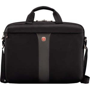 Wenger Legacy 67444140 Carrying Case for 17" Notebook - Black - Tear Resistant Shoulder Strap, Damage Resistant, Shock Res