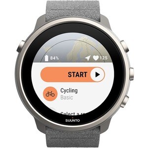 Suunto 7 Smart Watch - 50 mm Case Height - 50 mm Case Width - Stone Gray Titanium Body Color - Titanium Body Material - Gl